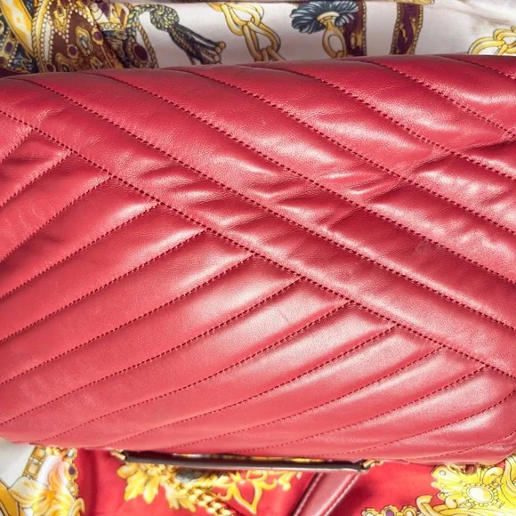 Tory Burch Red Quilted Women's Bag